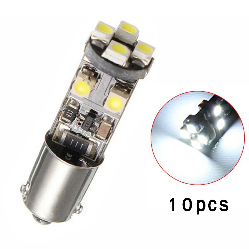 10 шт./компл. автомобиля безошибочное действие светодиодный парковка светильник лампы для Mercedes-Benz W210 E55 AMG BA9S H6w Стоянкы Автомобилей Автомобиля светильник Предупреждение светильник