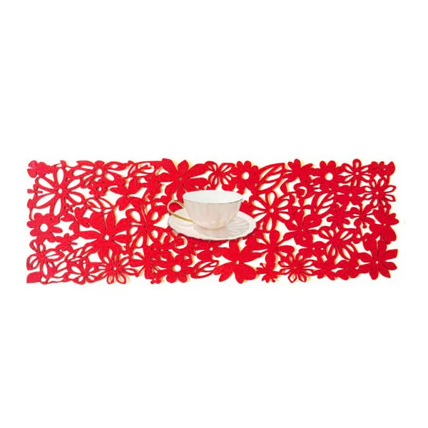 Современная скатерть s образный стол для свадьбы из войлочной ткани с