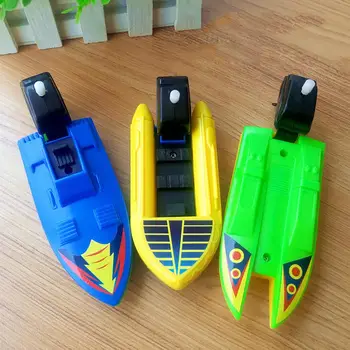 

Kids toys Plastic Wind-up Speed Boat Motorboat Kids Children Summer Water Sports Bath Toy