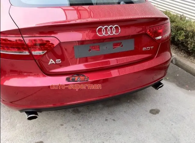 Хромированный наконечник выхлопной трубы для audi A5 2,0 2dr Cabriolet 4 двери 2010
