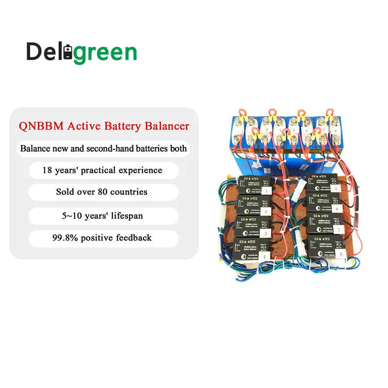 QNBBM 5S активный балансировочный эквалайзер BMS для LiFePO4, LTO, li-ion 18650 DIY Аккумулятор балансировочный