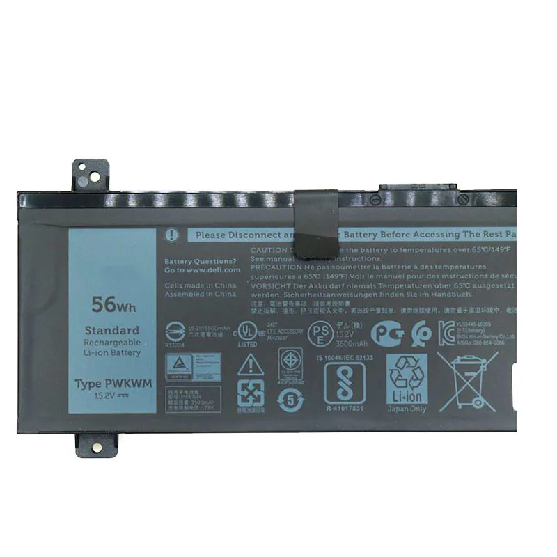  PWKWM laptop battery for DELL 14 7466 7467 GAMING 7467 for Inspiron 7466 7467 battery 0M6WKR M6WKRP