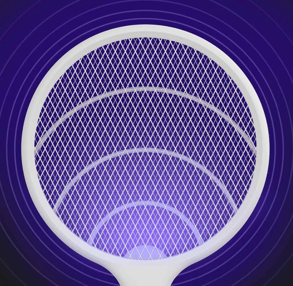 Qualitell 2in1 Electric Mosquito Swatter Dispeller Mosquito Killer Lamp Wall-mounted Mosquito Killing Dispeller USB Charging With Base Bracket (17)