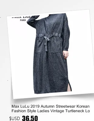 Max LuLu модные корейские женские панковские уличные женские зимние длинные платья в полоску элегантная одежда Повседневная Лоскутная одежда Vestidos