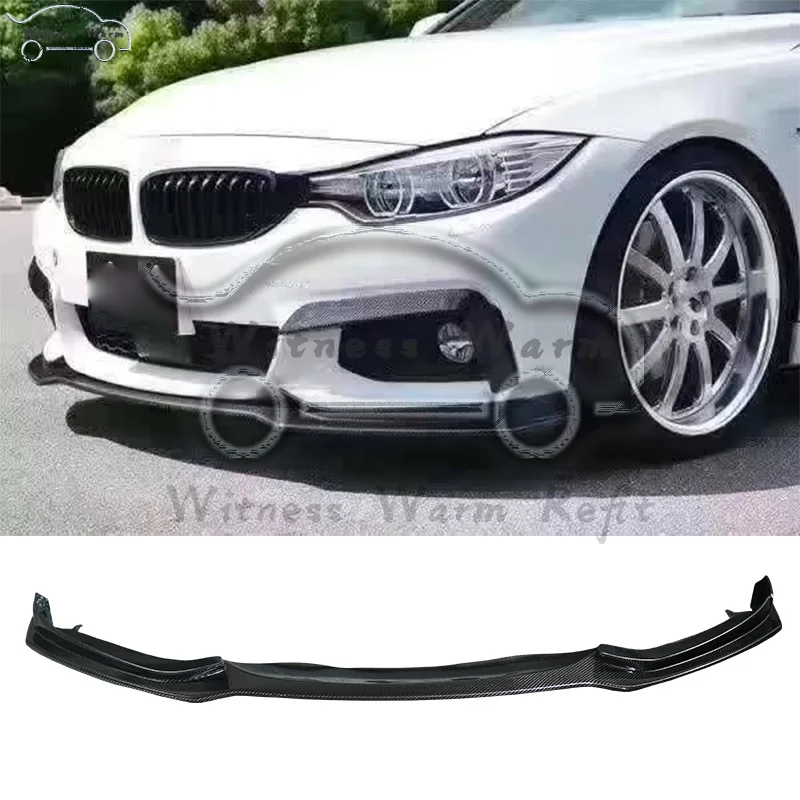 Передний спойлер из углеродного волокна сплиттер для BMW 4 серии F32 F33 F36 MT Sport Bumper 2013