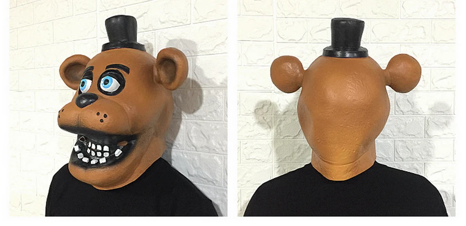 Латексная Маска Five Nights at Freddy's 3, костюм на Хэллоуин, вечерние, для выступлений, смешной реквизит, Мультяшные маски