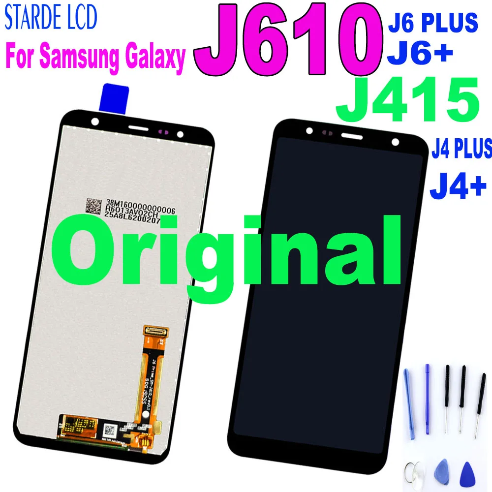 Оригинальный 6 0 ''для Samsung Galaxy J6 + J610 J610F J610FN ЖК дисплей сенсорный экран