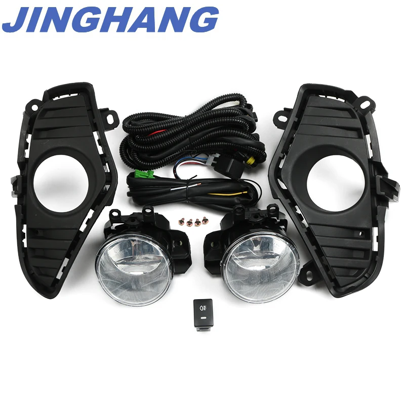 

For 2019 2020 Toyota RAV4 Rav 4 Front Bumper Fog Lights Lamp Wires Switch