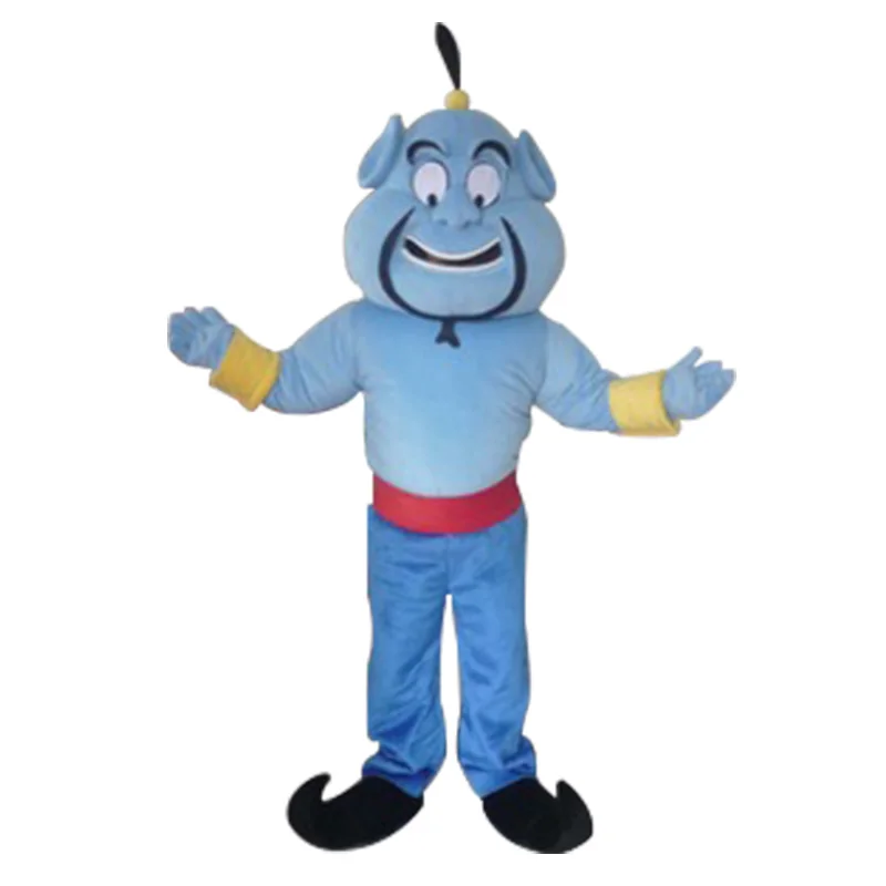 Новый стиль костюм-талисман alladin genie для взрослых размер Хэллоуина вечеринки