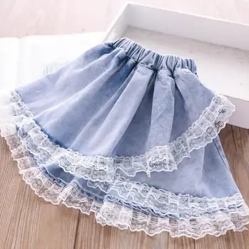 

2020 new wholesale girls ruffles skirt summer fashion girls skirts 3-8 years HV46