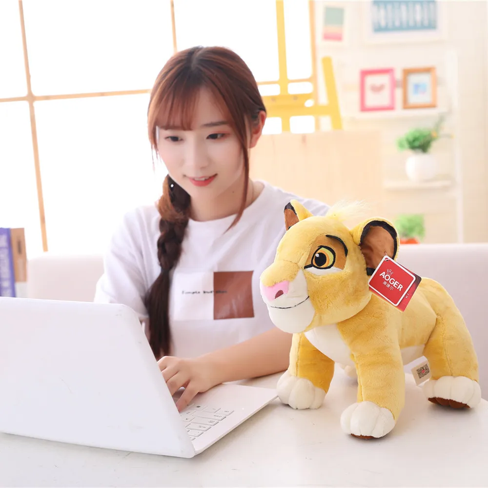 Хорошее качество милый Simba Король Лев Плюшевые игрушки фильм мягкие животные Лев для детей подарки на день рождения