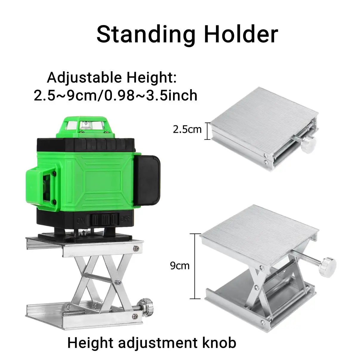 Laser Level 3D 16 Lines Adjustable 360 Self Leveling Horizontal Vertical Cross Green Laser Waterpro