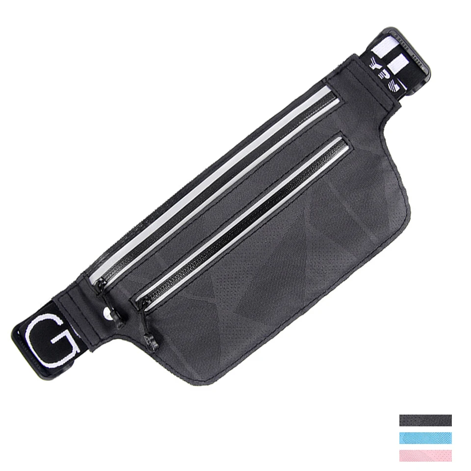 

Men's Women's Universal Waist Bag Sports Cycling Mobile Phone Bag Waterproof Stand Ladies Running Waist Bag Waist Bag