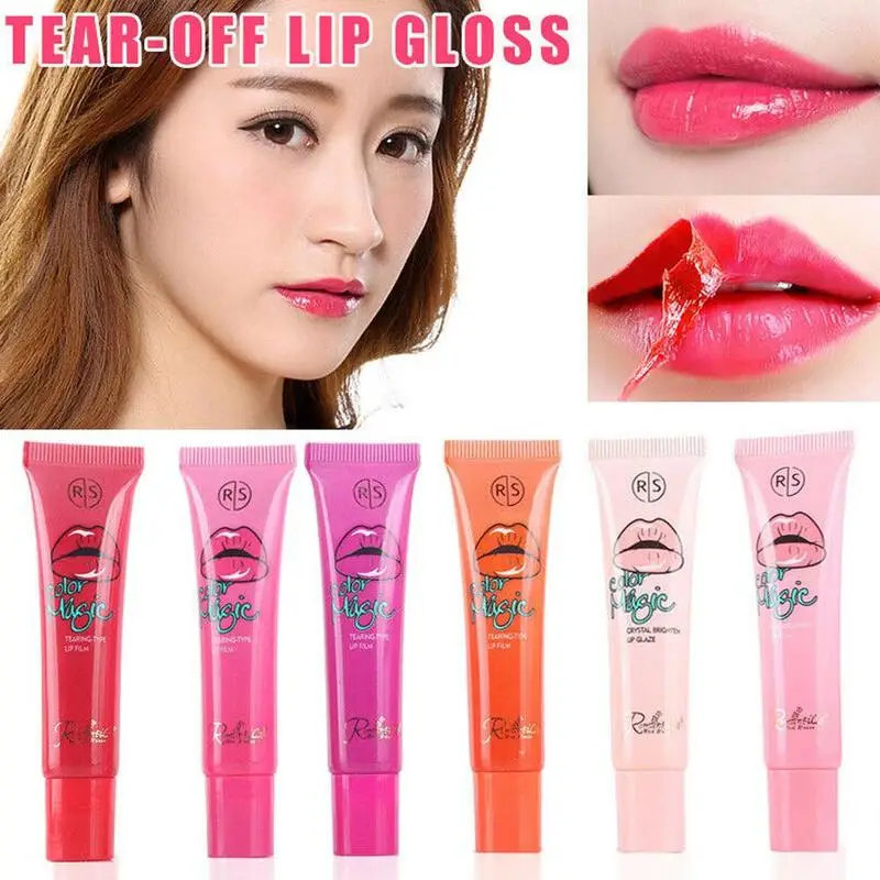 

Peel Off Waterproof Lip Tint Gloss Moisturizer Hydrating Liquid Makeup Lip Stick Long Lasting Lipstick Tint Tear Pull Lip Gloss