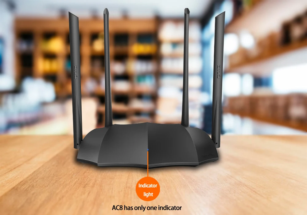 Tenda AC8 AC1200M Беспроводной Wi-Fi роутер с поддержкой cv6 домашнее покрытие двухдиапазонный беспроводной маршрутизатор, управление через приложение