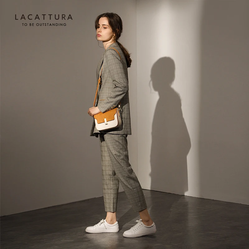 LACATTURA 2019 маленькая дизайнерская бархатная сумка женская на плечо мессенджер