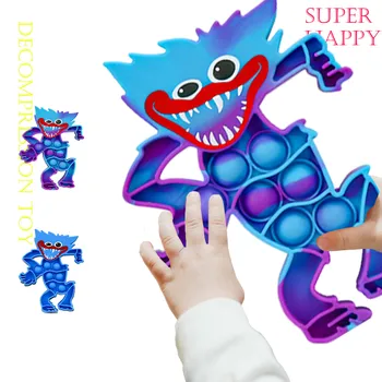 Rainbow Huggy Wuggy zabawki typu Fidget wyskakuje zmysłowe zabawki antystresowe dla dorosłych dzieci autyzm potrzebuje Squishy Stress Reliever zabawki gry tanie i dobre opinie CN (pochodzenie) 7-12m 13-24m 25-36m 4-6y 7-12y 12 + y 18 + children toy