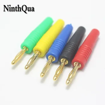 

100pcs 2mm Wilding Banana Plug Audio Speaker Amplifier Cable Wire Power Screw Jack Connector Adapter Accessories