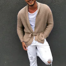 Adputent мужской кардиган, свитер, пальто, лаконичный свитер с шалевым воротником, пальто, кардиган, мужской однотонный тонкий мужской свитер