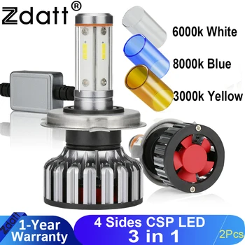 

Zdatt H7 Led Car Light H4 LED Bulb H11 Headlight Canbus 12000Lm 100W H8 9005 HB3 9006 3000K 6000K 8000K 12V 24V CSP Automoblies
