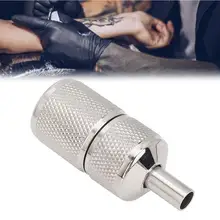 Регулируемая Татуировка рукоятка из нержавеющей стали самоблокирующийся захват машины татуировки противоскользящие татуировки принадлежности для тела художественные инструменты 25 мм