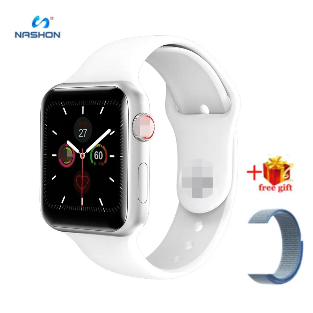 

V6 Smartwatch Man Woman Waterproof Heart Rate Monitor Blood Pressure Functions for Apple Iphone Xiaomi Android PK Iwo 8 plus 10