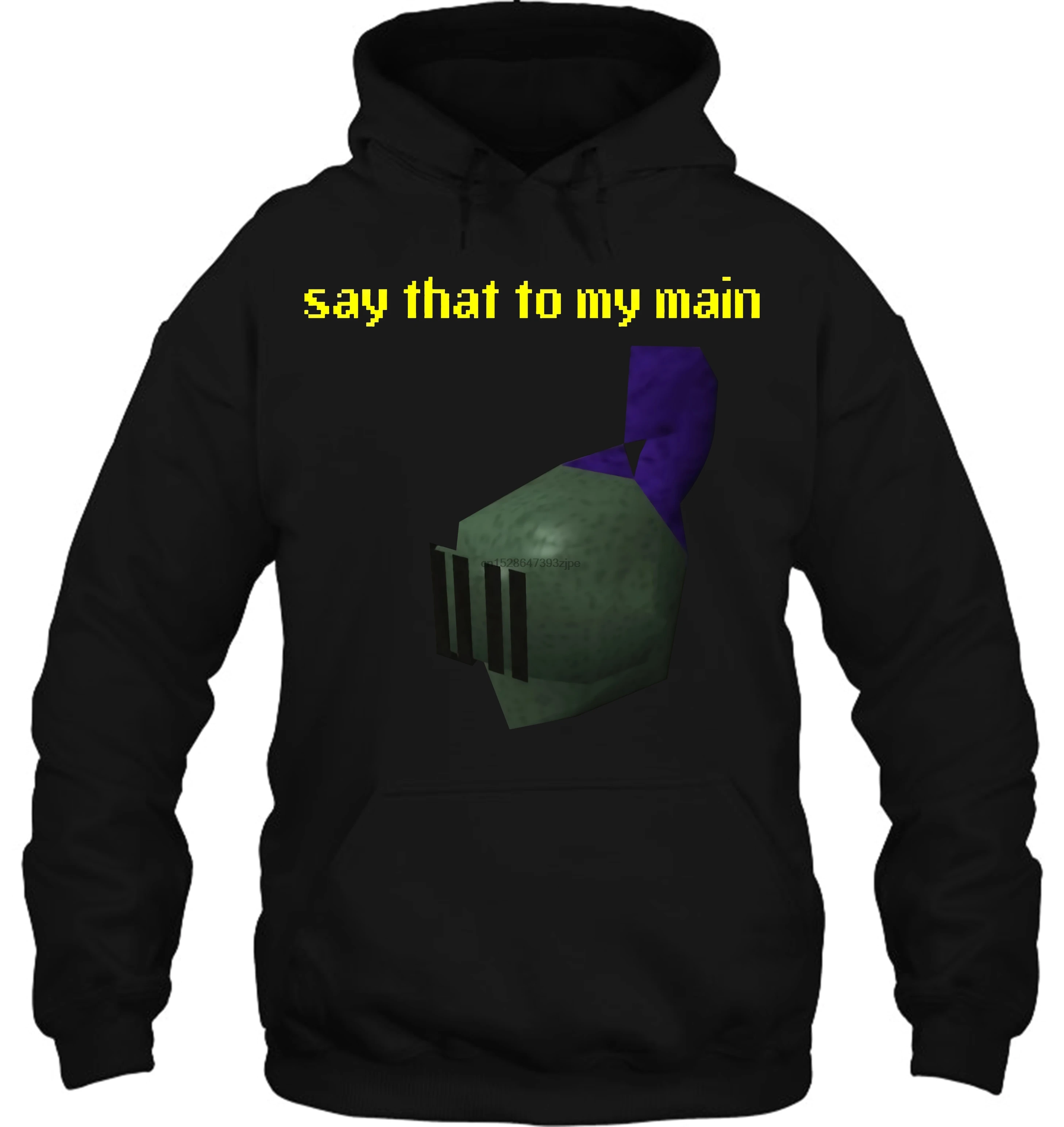 Мужская толстовка, модная, классная, забавная, di eso a mi principal Runescape, Custo mi zed, с принтом, женская уличная одежда
