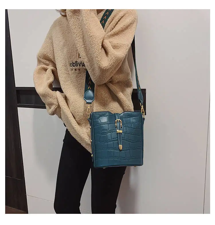 alligator bag bags women shoulder crossbod bag pu leather women's handbags (16)