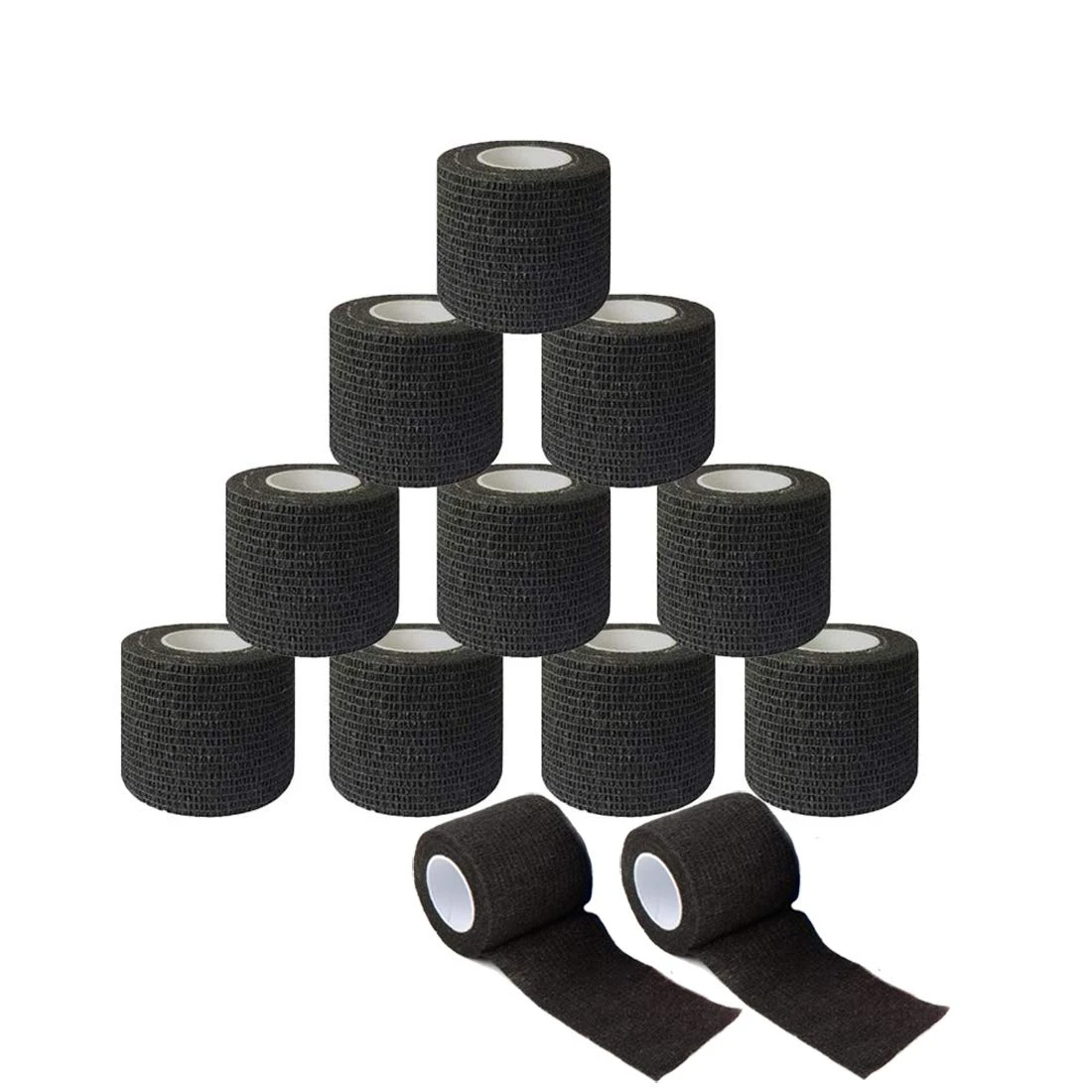 Black Tattoo Grip Bandage Cover Wraps Tapes Nonwoven Waterproof Self