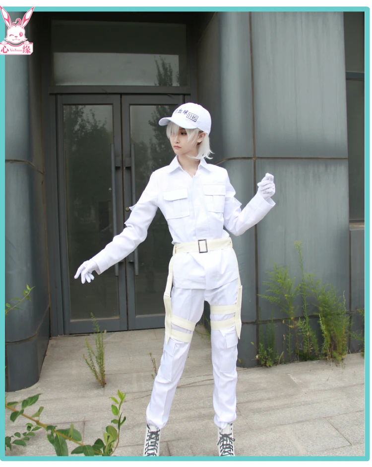 White Blood Cell Costume, Carbon Costume