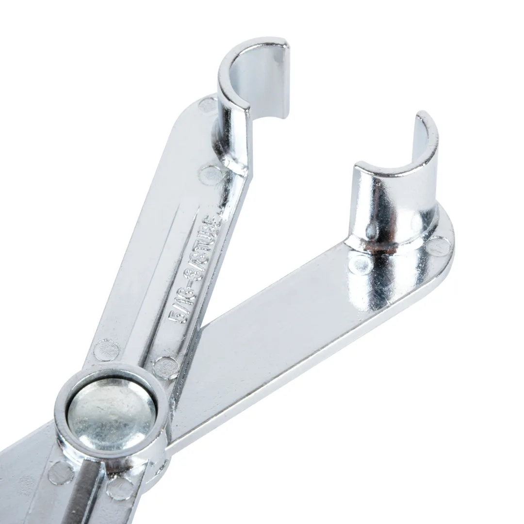 1pc Car Fuel Line 3/8'' 5/16'' Scissor Type Quick Disconnect Tool Silver Zinc Alloy For GM For Ford For Mazda