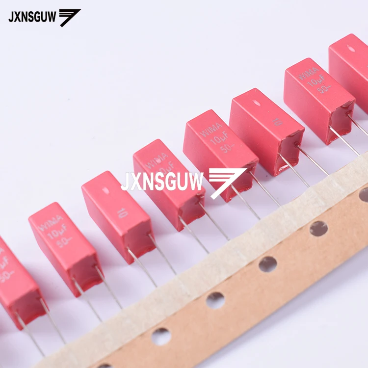 10pcs WIMA red mks2 5mm 1UF 1.5UF 2.2UF 3.3UF 4.7UF 6.8UF 10UF 50V 63V 100V 105 155 225 335 475 685 106 Germany