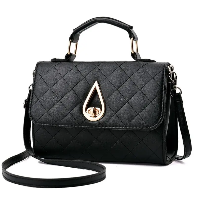 

Moda mujer bandolera bolsos de lujo Bolsos De Mujer diseñador Casual bandolera Vintage breve bolso de hombro de cuero