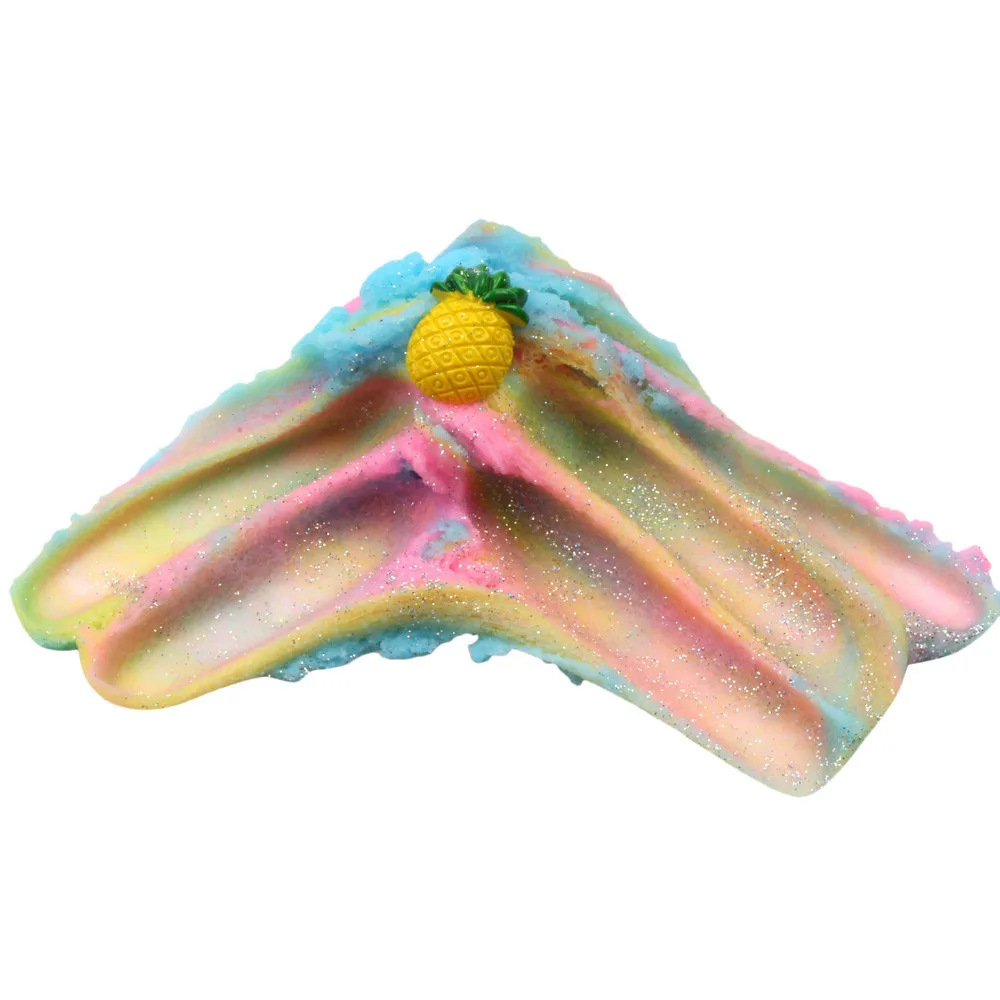 Colorful Mixing Cloud Cotton Candy Slime Fluffy Polymer Anti Stress Slime Sludge Cotton Mud Toy Toys For Children #A