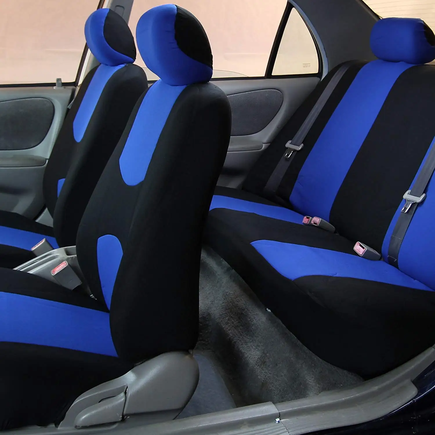 Три ряда 7 Seaters набор Плоских тканевых чехлов для автомобильных сидений многоцветные Защитные чехлы для автомобильных сидений подходят для большинства автомобилей авто внедорожник фургон грузовик фургон