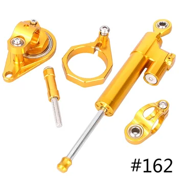 

For SUZUKI GSXR 600 750 2006-2010 K6 K8 Anodized Surface CNC Steering Damper Stabilizer w/ Bracket Set Saftety Control Kit