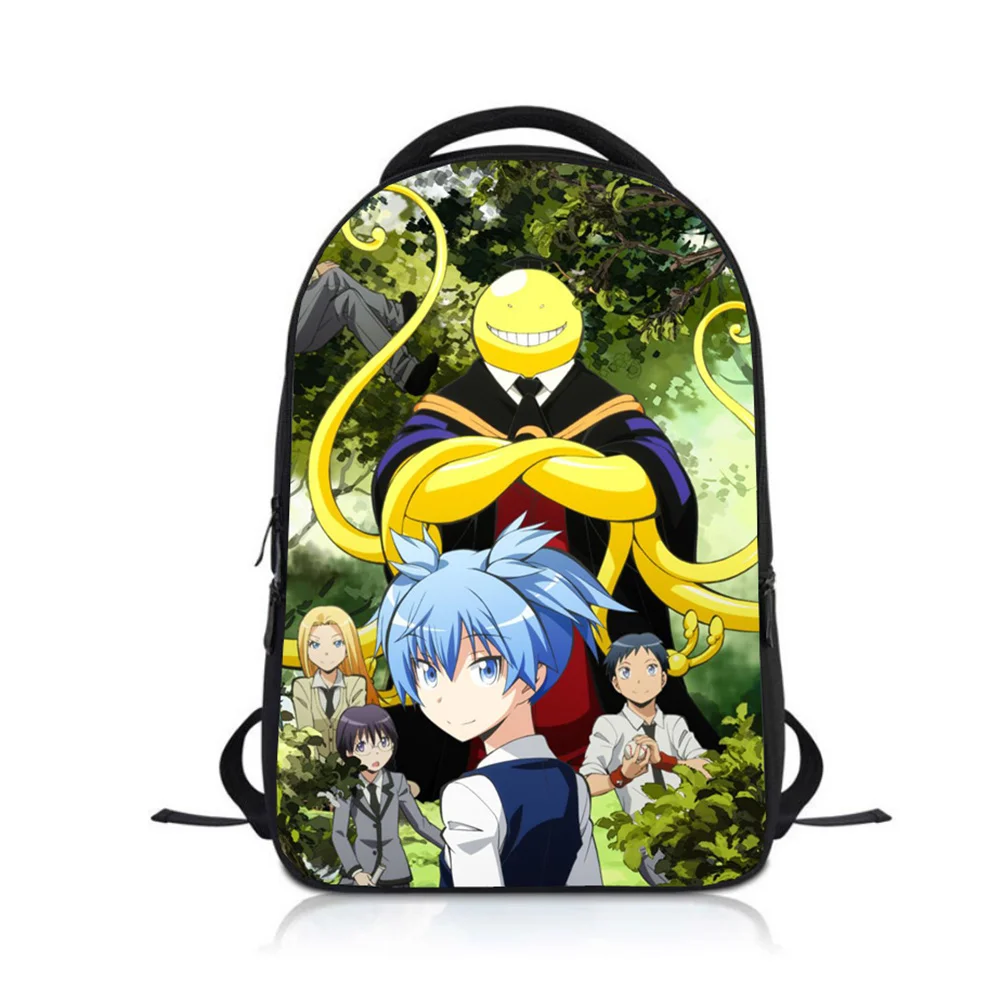 

Boys Girls Rucksack Kindergarten Bookbag Anime Assassination Classroom Students Backpack School Bag Children Cartoon Knapsack