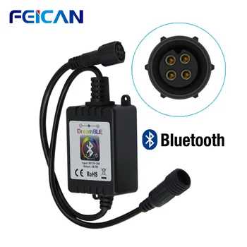 

Car LED Light RGB Controller Waterproof Bluetooth Control 12V LED Controller for Car LED Strip Outdoor Light 5050 2835