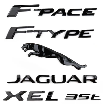

3D Car Sticker 3.0 5.0 V6 V8 XE XF XJL Letter Rear Emblem Badge Decals For Jaguar XE XF XJL E-PACE F-PACE F-TYPE Car Styling