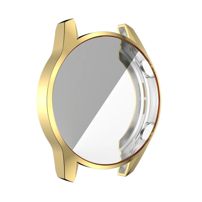Gold Защитный чехол для huawei watch GT 2 46 мм мягкий ТПУ полный защитный чехол для huawei Gt протектор для часов крышка аксессуары - Цвет: Gold
