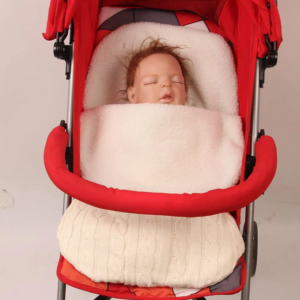 Fashion Baby Stroller Sleeping Bag Warm Newborn Infant Swaddle Blanket Wrap Sleep Sacks Soft