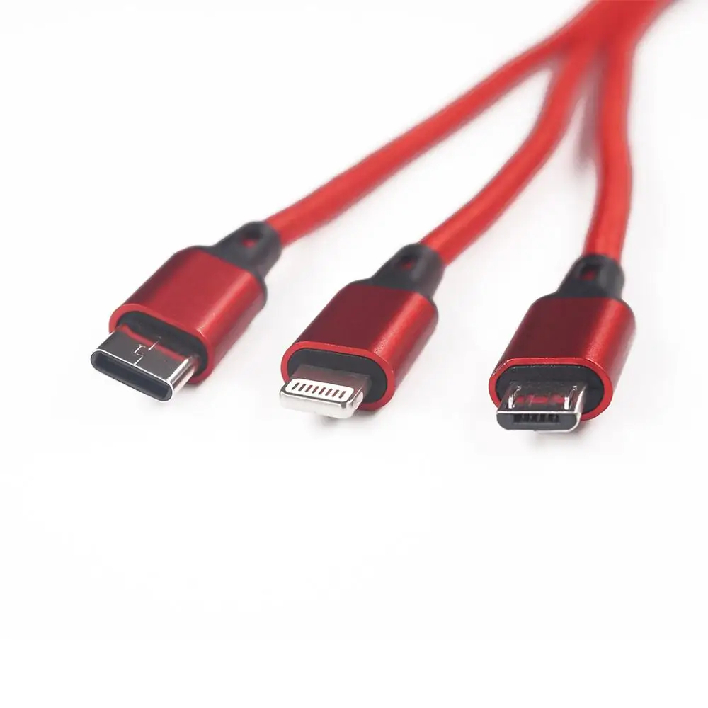 Cioswi подарок USB кабель для i Phone 8 7 6 зарядное устройство 3 в 1 микро USB кабель для Android USB TypeC кабели для мобильных телефонов