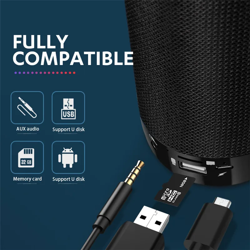 TG113C портативный Водонепроницаемый Bluetooth динамик с fm-радио открытый динамик Саундбар сабвуфер беспроводной Loundpeakers держатель телефона