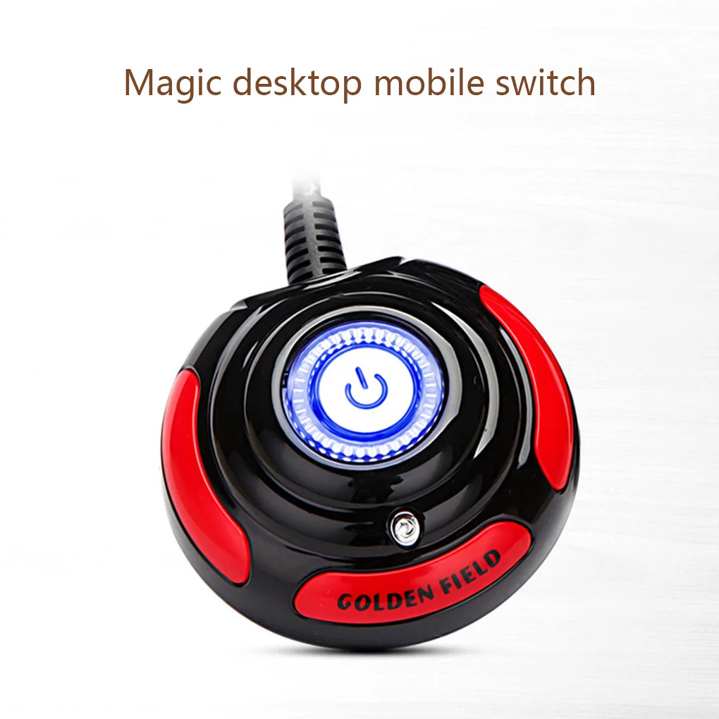 Настольный компьютер чехол источник питания вкл/выкл сброс Круглый Большой