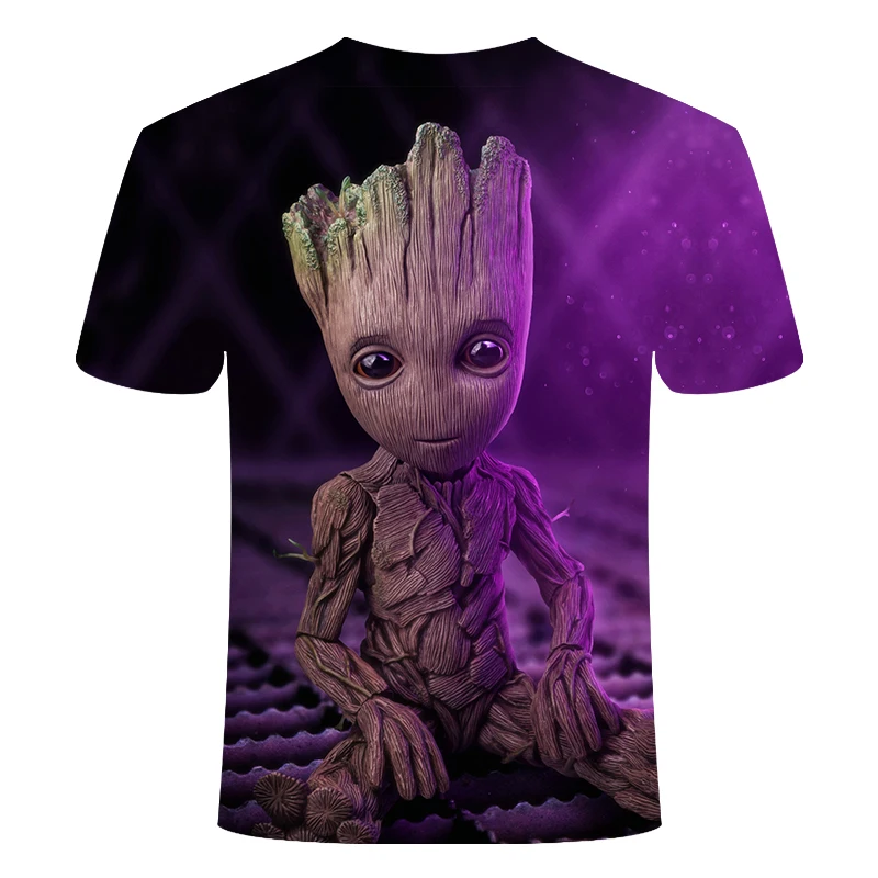 Футболки Groot, мужские футболки унисекс X planet monarch, охотник за головами, супергерой, фильм «стражи Галактики», забавная новинка, 3d футболка