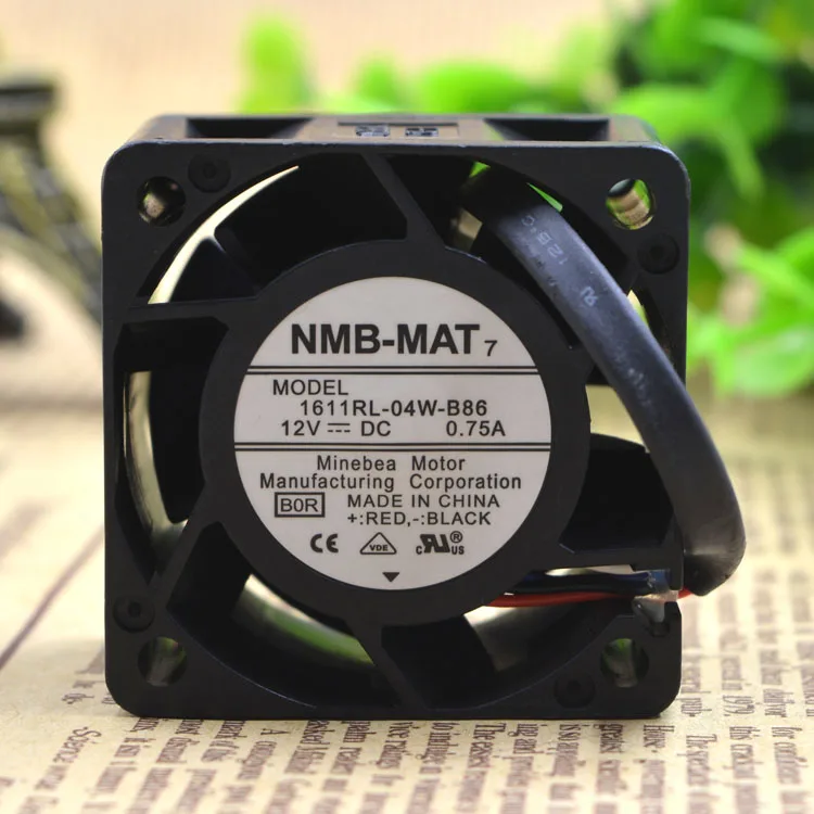 4028 4 см 12V 0.75A 1611RL-04W-B86 защиты электродвигателя Вентилятор охлаждения