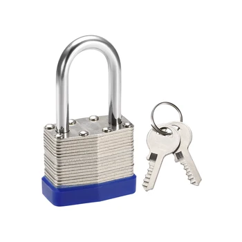 

uxcell 1-1/2 Inch Shackle Key Different Safety Padlock Steel Lock