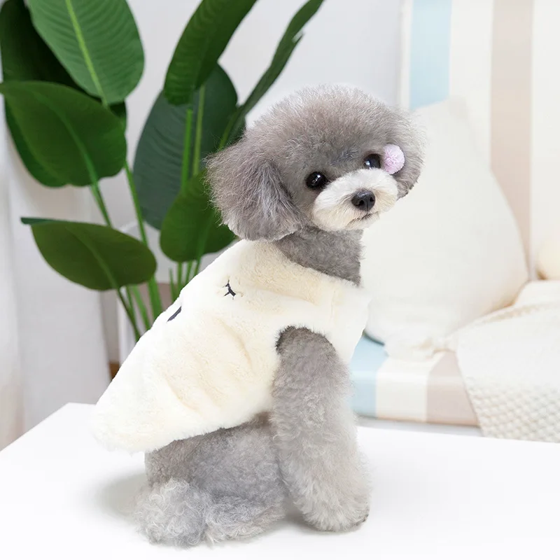 Ropa bonita para mascotas, abrigos suaves para cachorros y gatitos, para perros pequeños, medianos y gatos, chaqueta cálida de invierno para perros y gatos, ropa para chihuahuas S-2XL