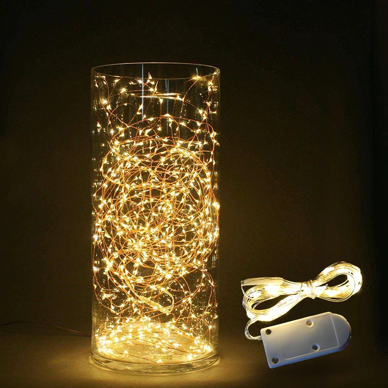 

1-3M LED String Lights Home DIY Fairy Light Christmas Bottle Lights String Party Wedding Decoration Battery Powered LED Garland