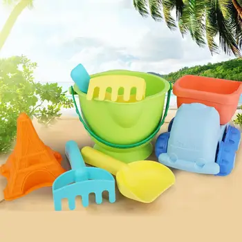 

5Pcs/Set Role play toy Summer Outdoor Beach Sand Dredging Play Children Water Bath Fun Toys exercise children's hands-on ability